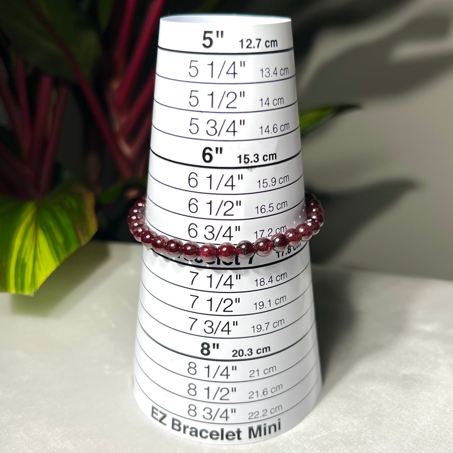 Garnet Bracelet 6mm