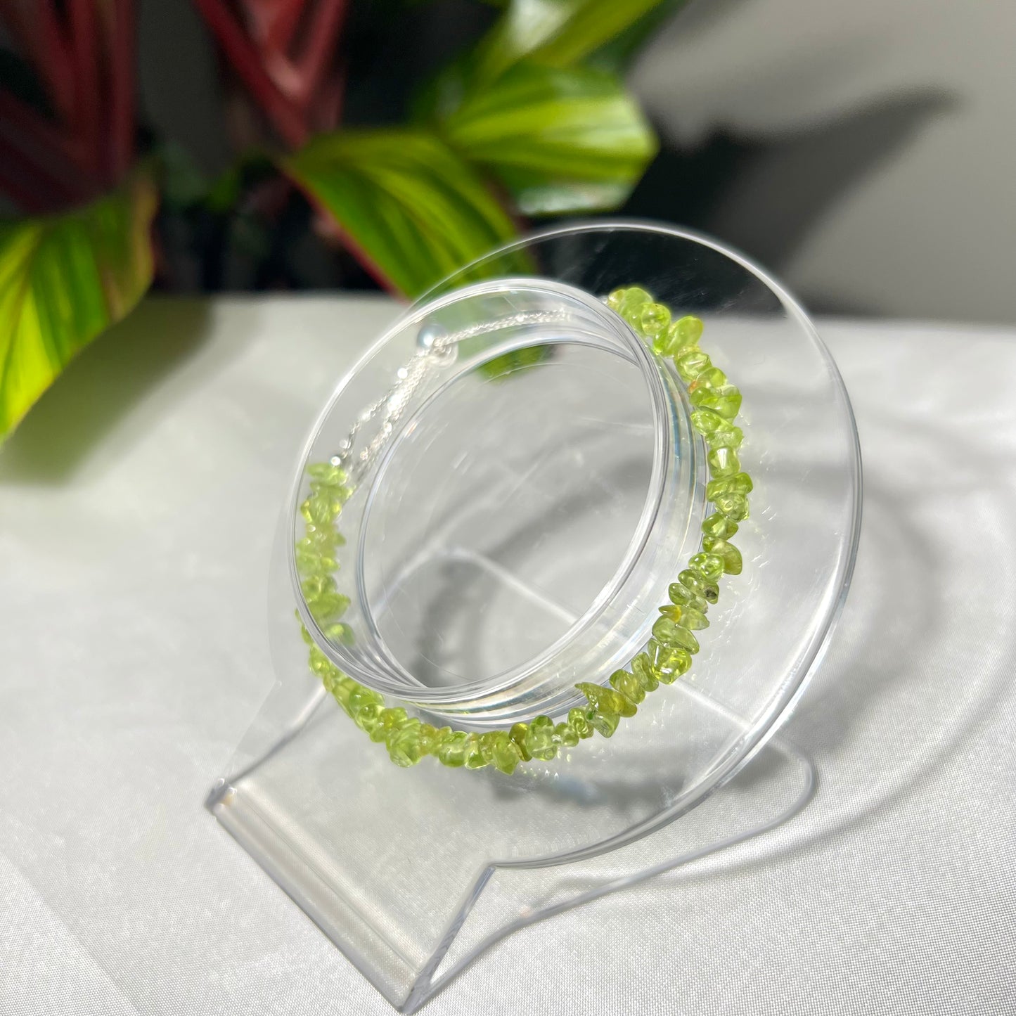 Peridot Bolo Bracelet