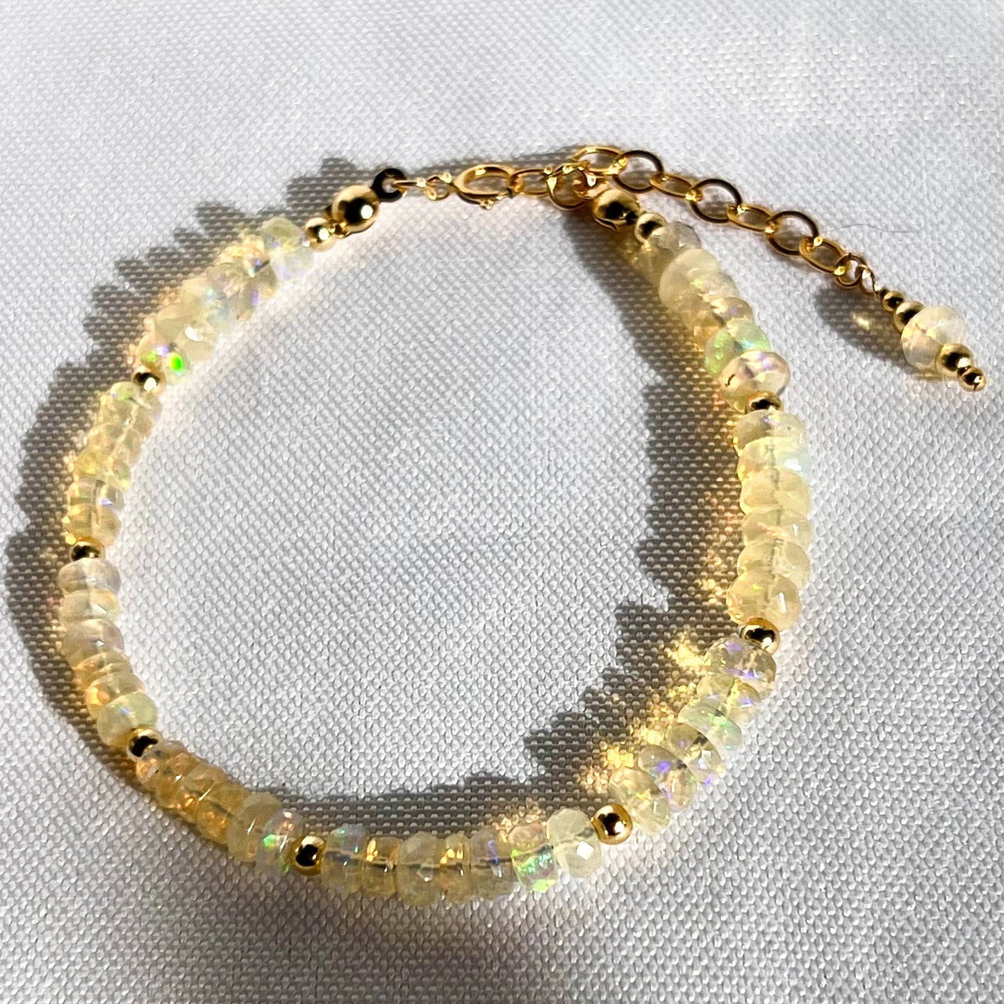 Ethiopian Opal Faceted Bracelet