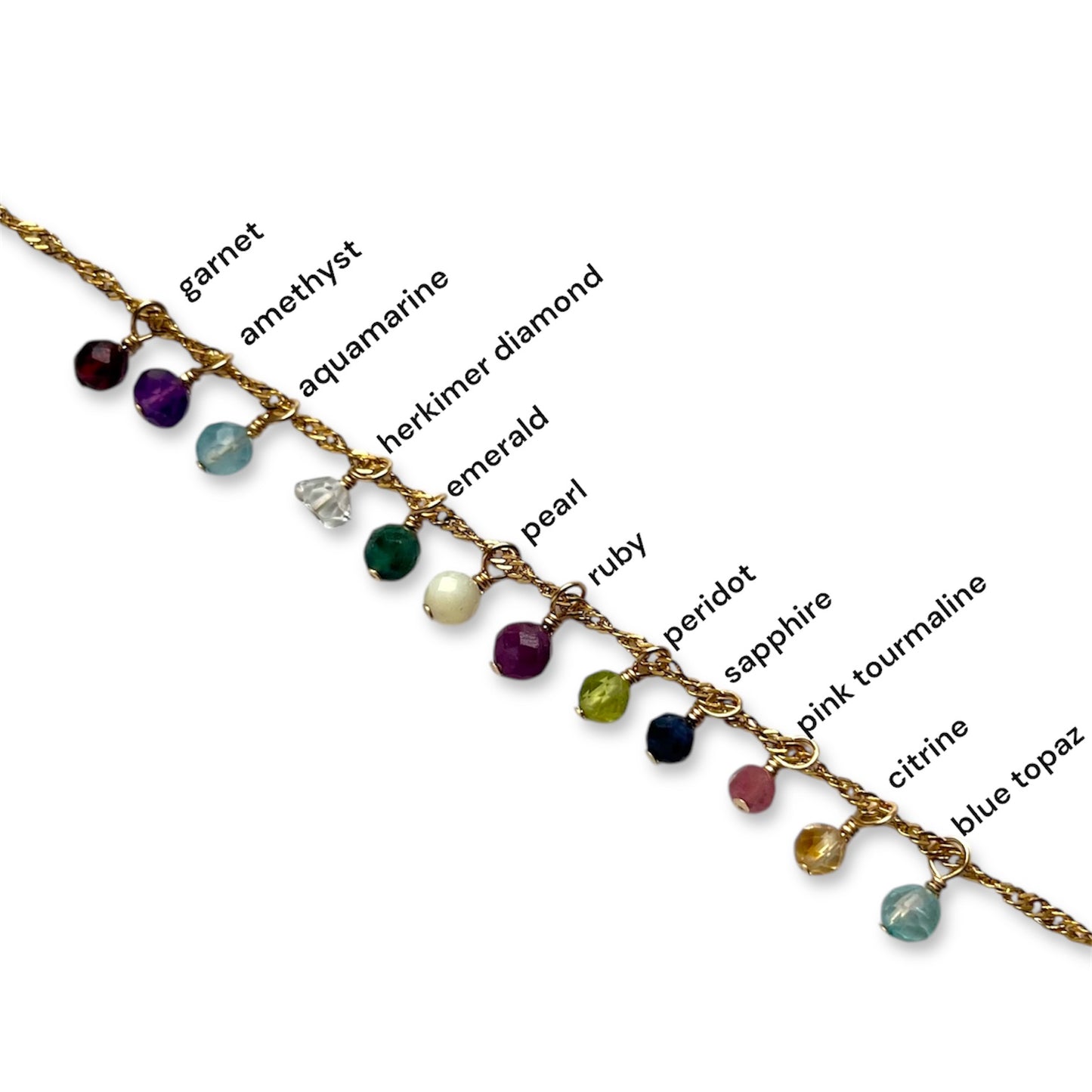 Birthstone Charm - Charm Bar Charms