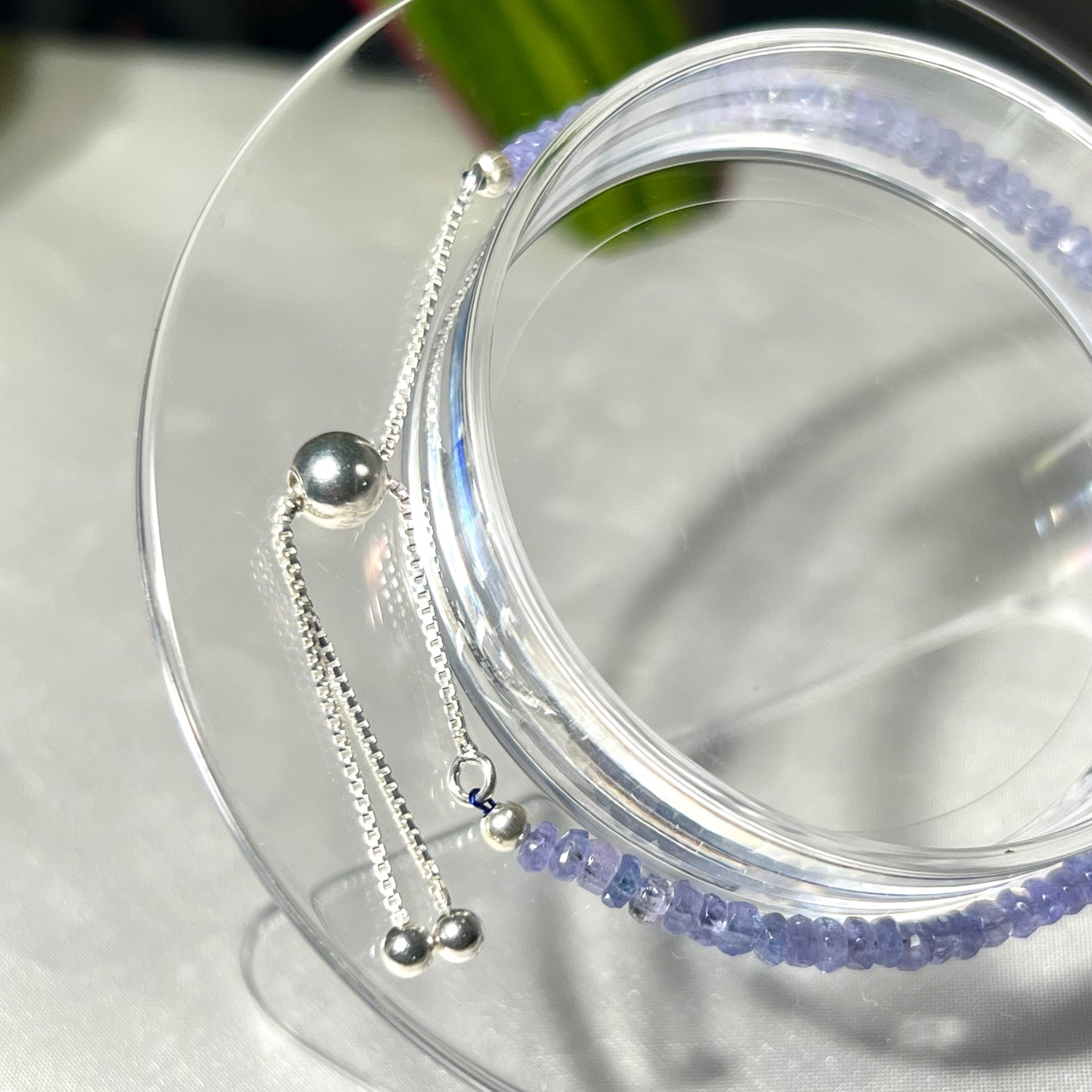 Tanzanite Bolo Bracelet