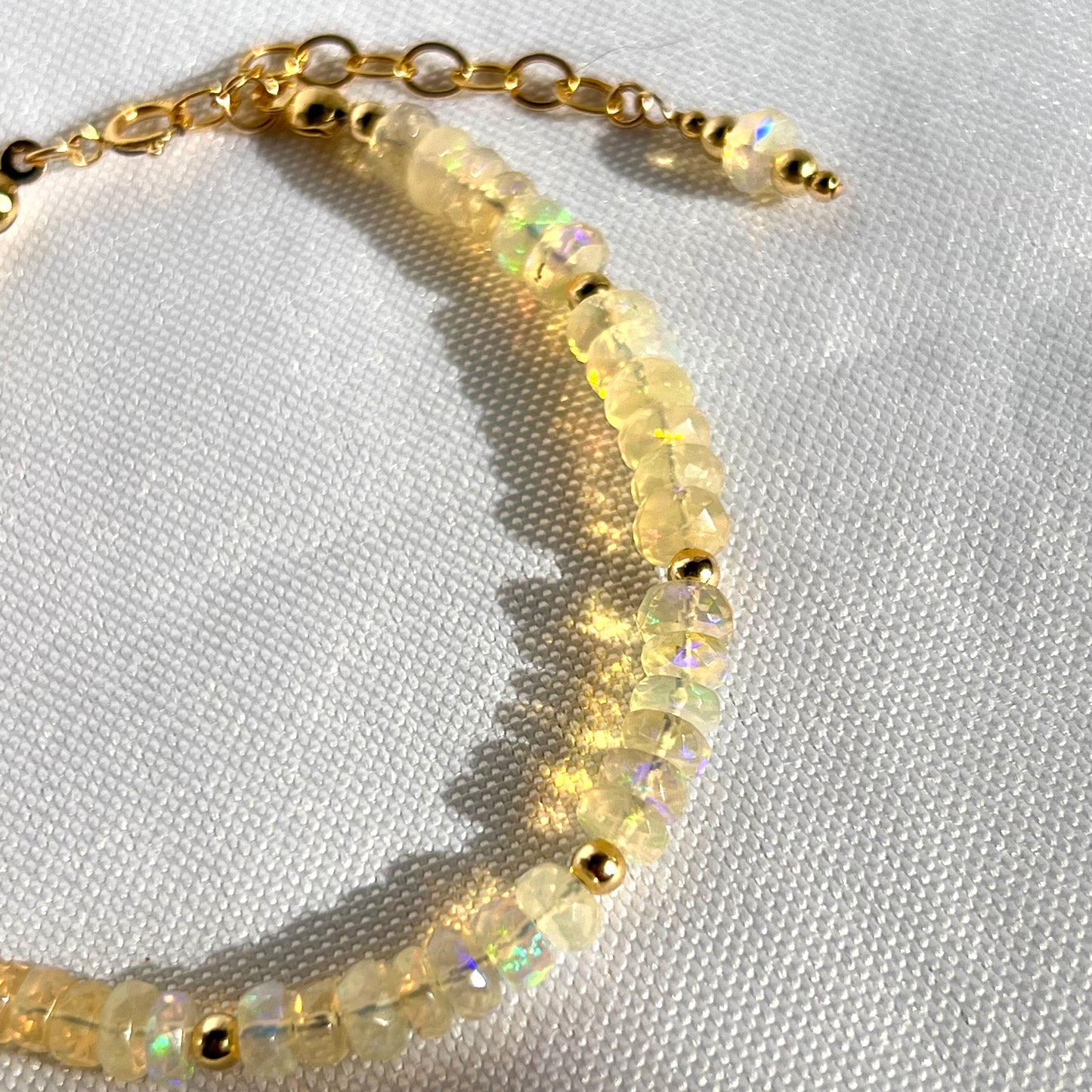 Ethiopian Opal Faceted Bracelet