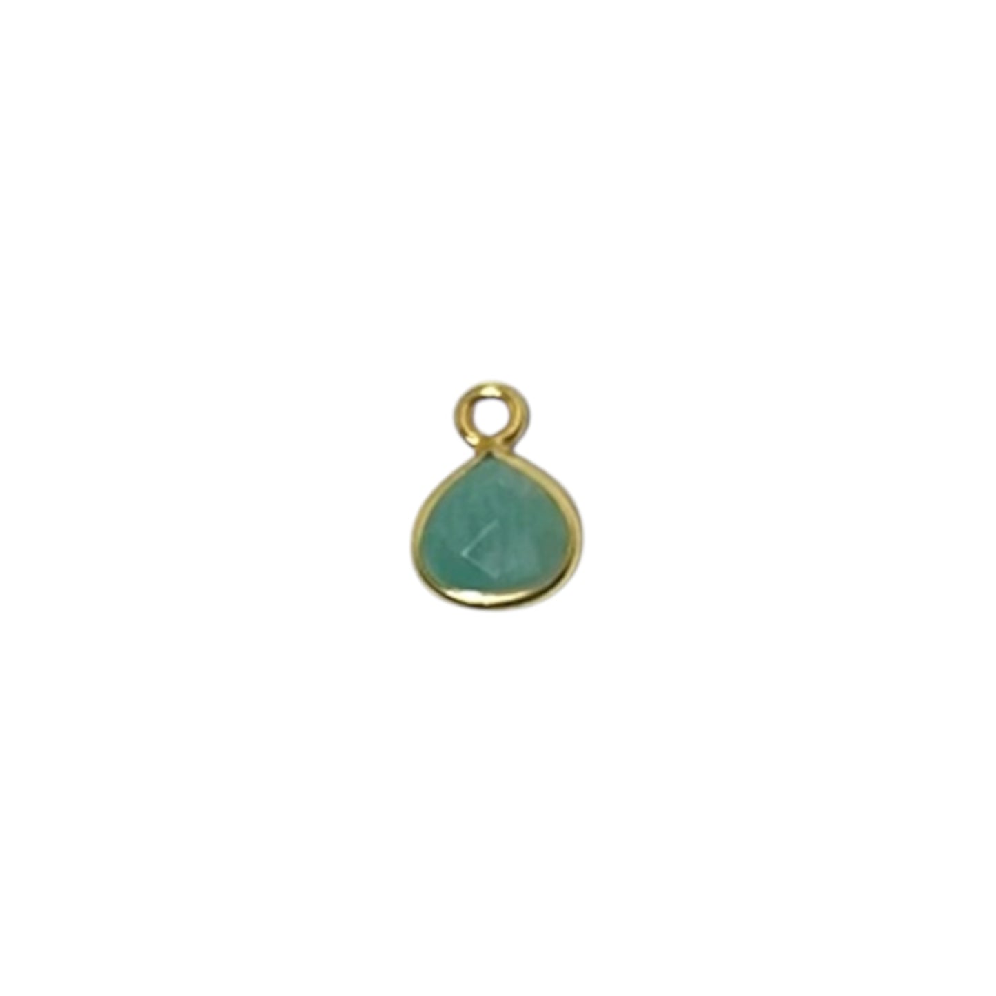 Amazonite Faceted Charm - Charm Bar Charms