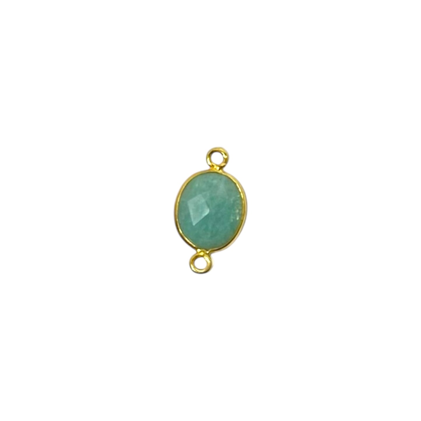 Amazonite Faceted Charm - Charm Bar Charms