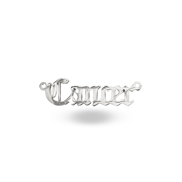 Zodiac Nameplate Charm - Charm Bar Charms