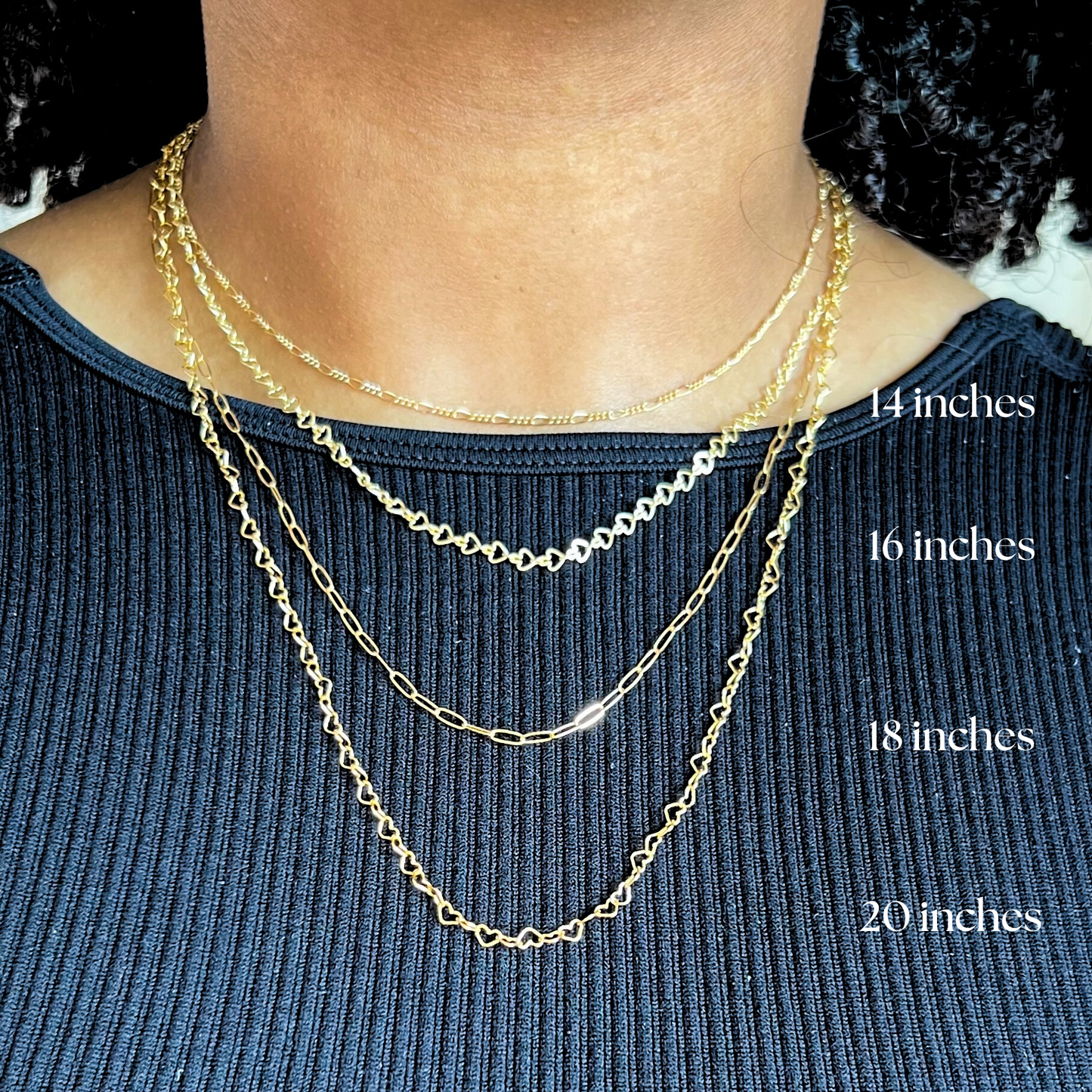 14k Gold Filled Paperclip Chain
