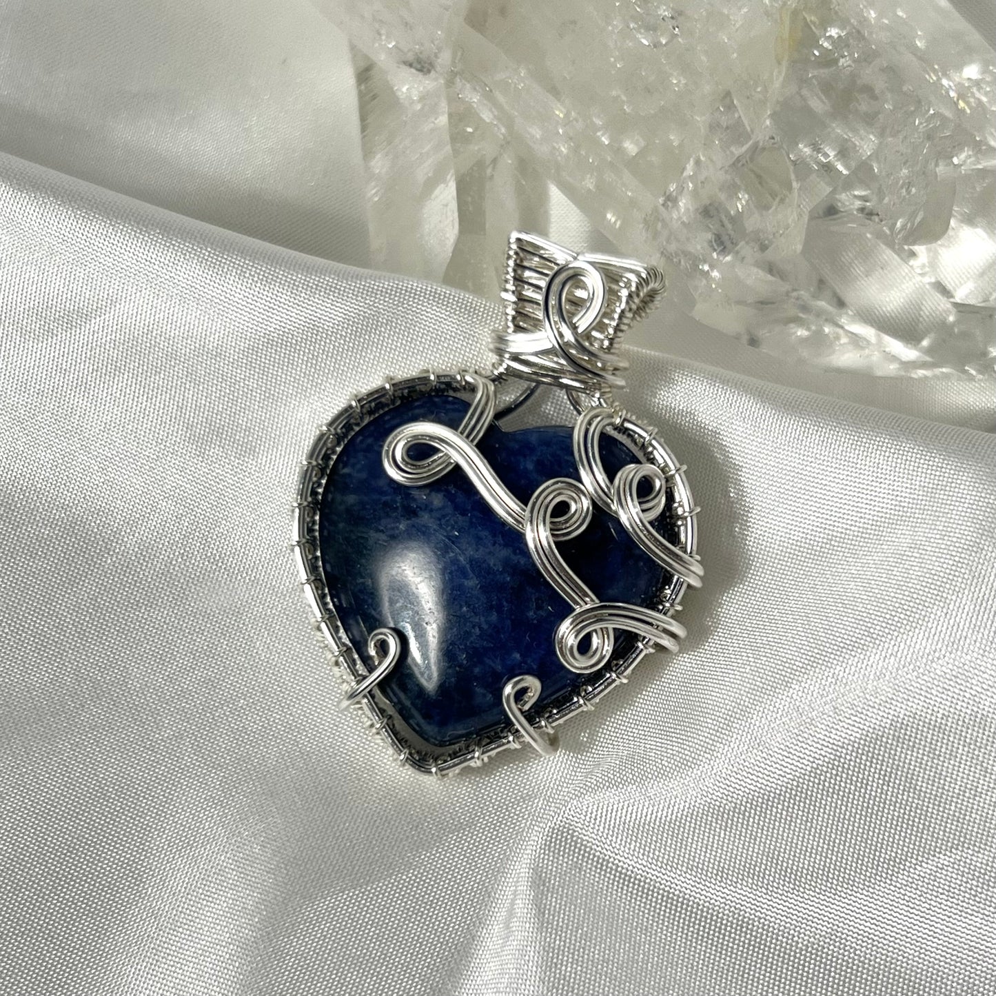Sodalite Heart Necklace