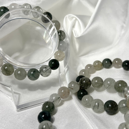 Green Rutile Quartz Bracelet