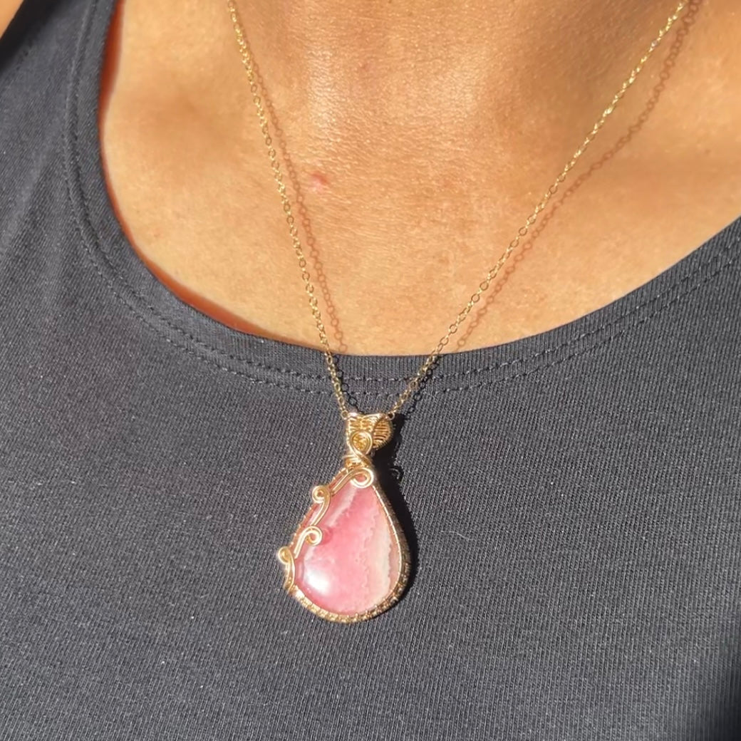 Rhodochrosite Necklace