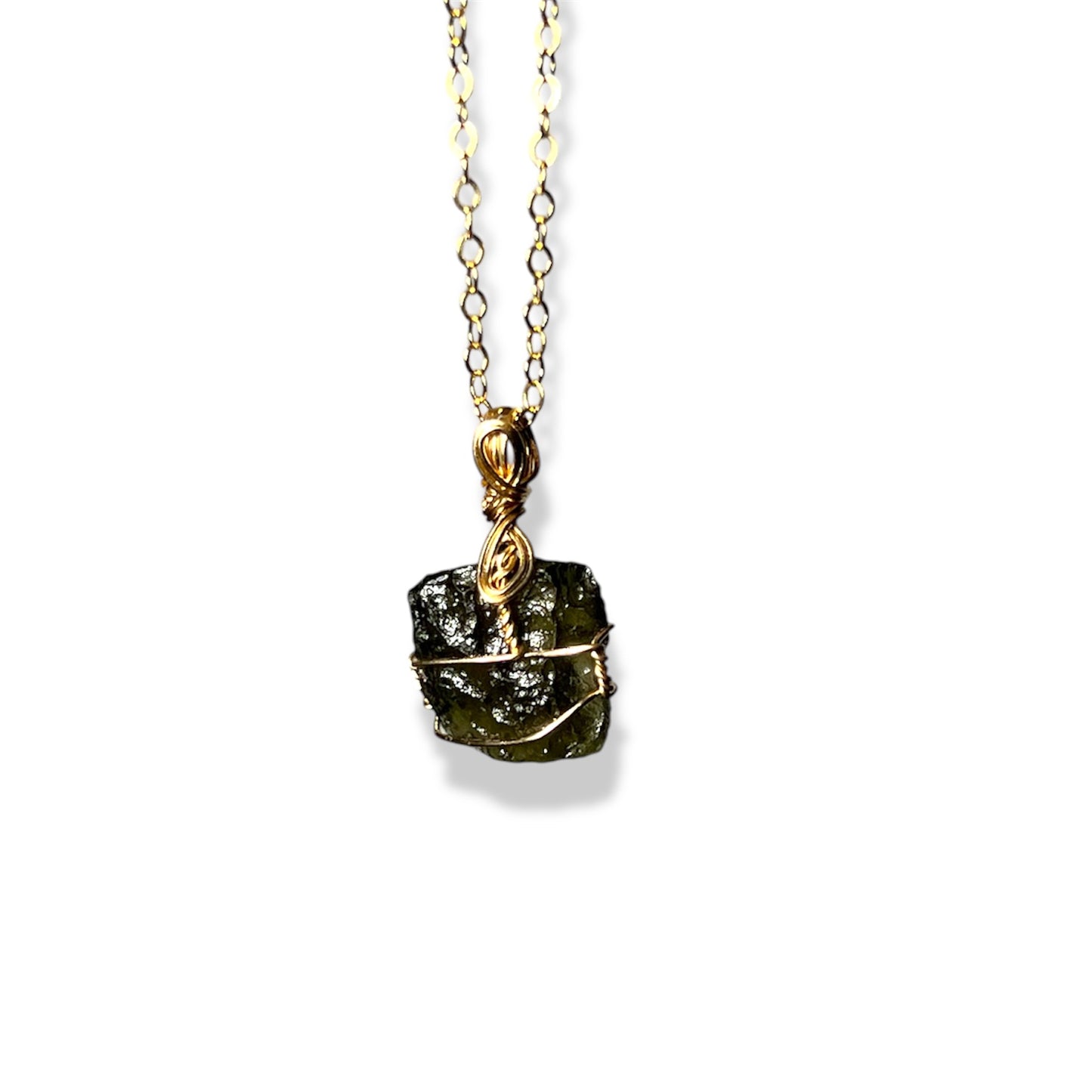 Moldavite Necklace 14k Gold Filled *A*