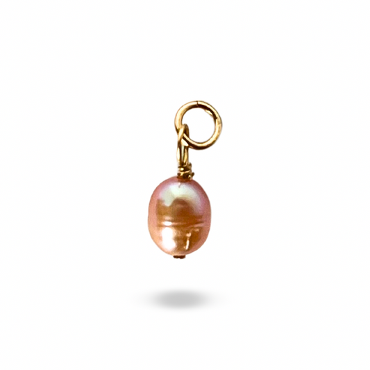 Pink Fresh Water Pearl Charm
