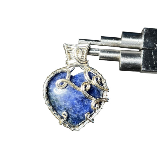 Sodalite Heart Necklace