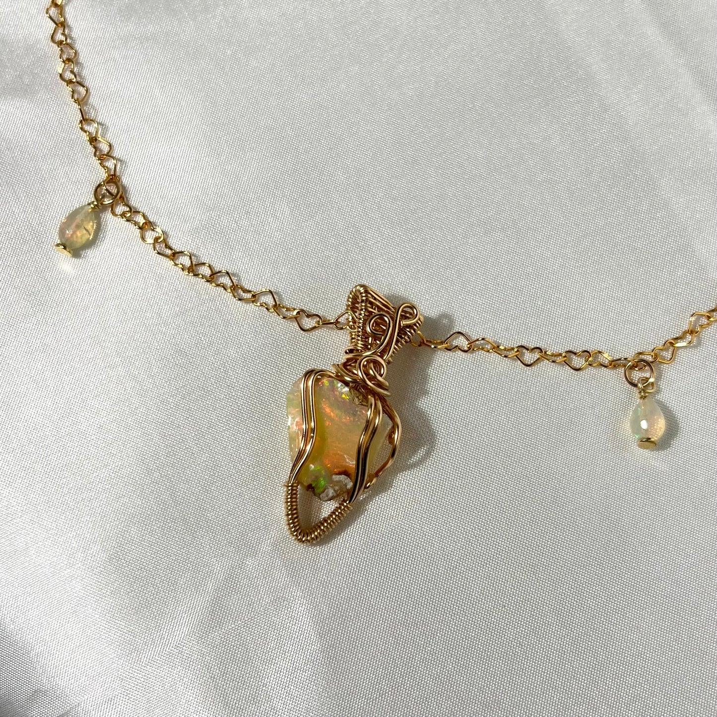 Heartfelt Opal Necklace *b* gf