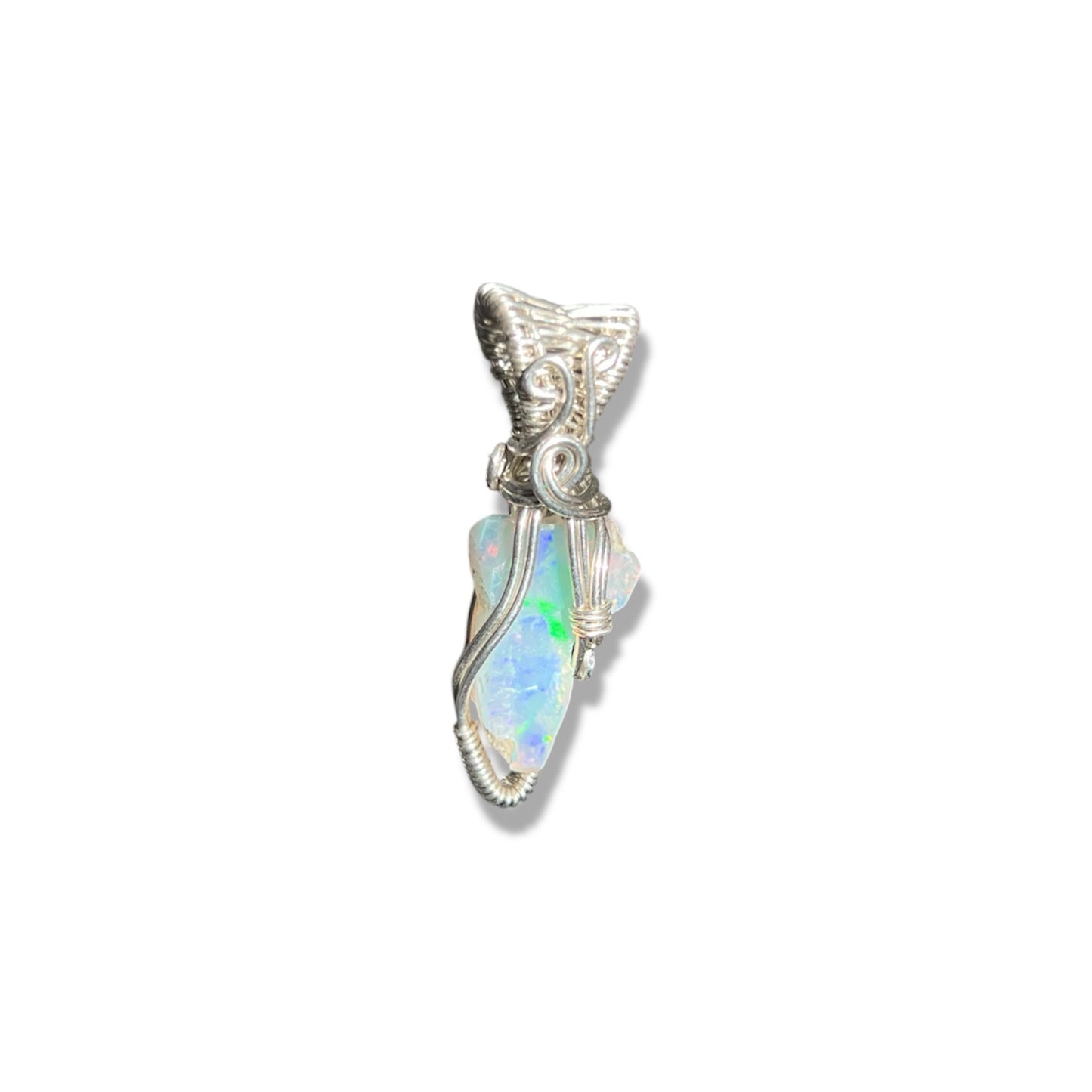 Opal Necklaces Sterling Silver *A*