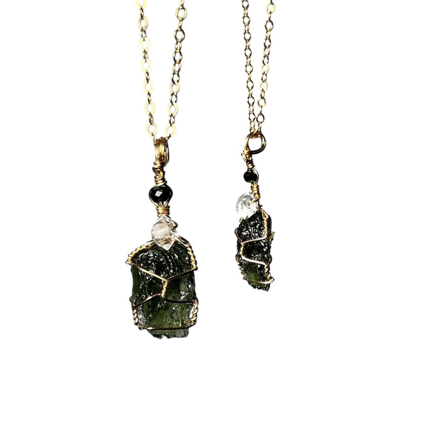 Moldavite Necklace 14k Gold Filled *D*