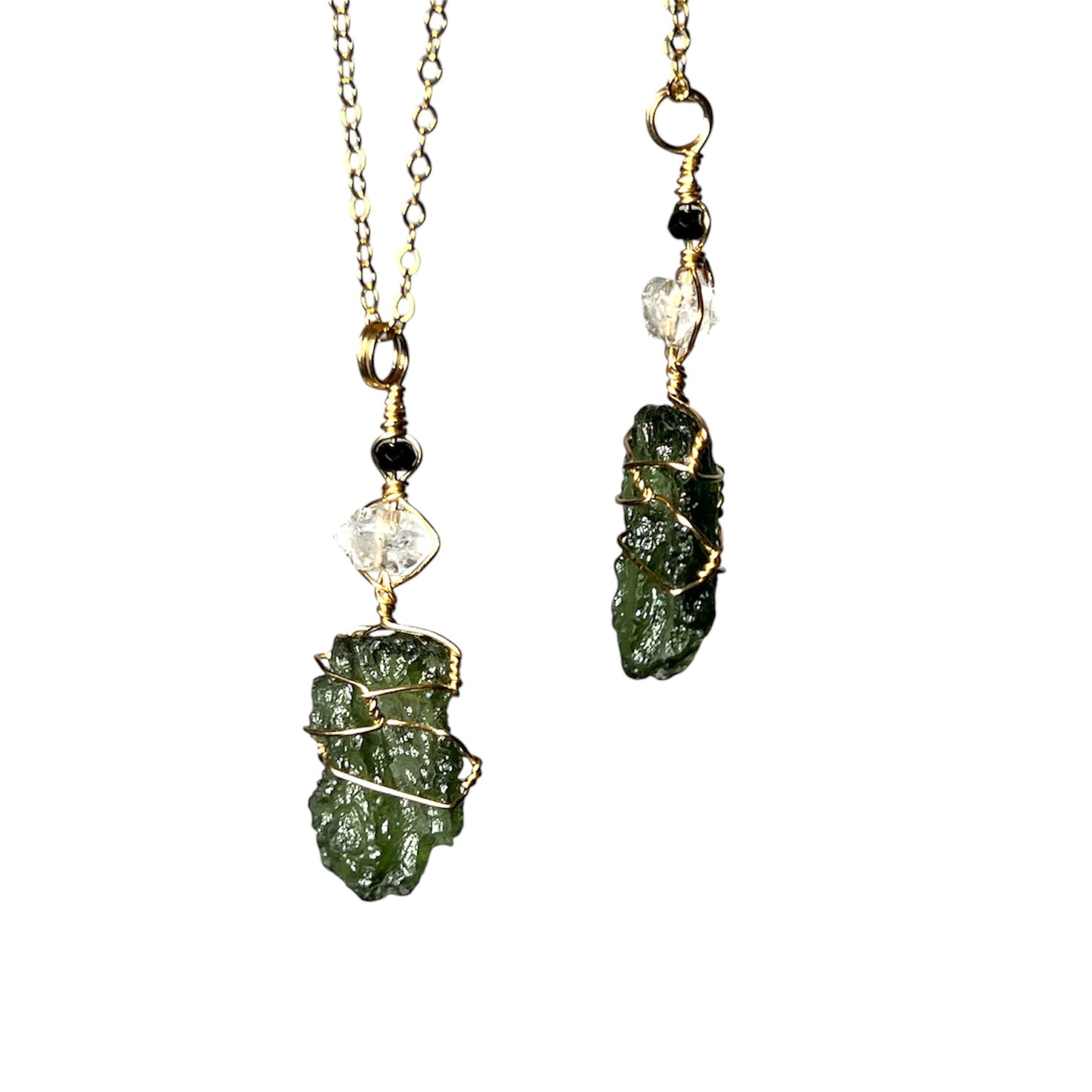 Moldavite Necklace 14k Gold Filled *E*