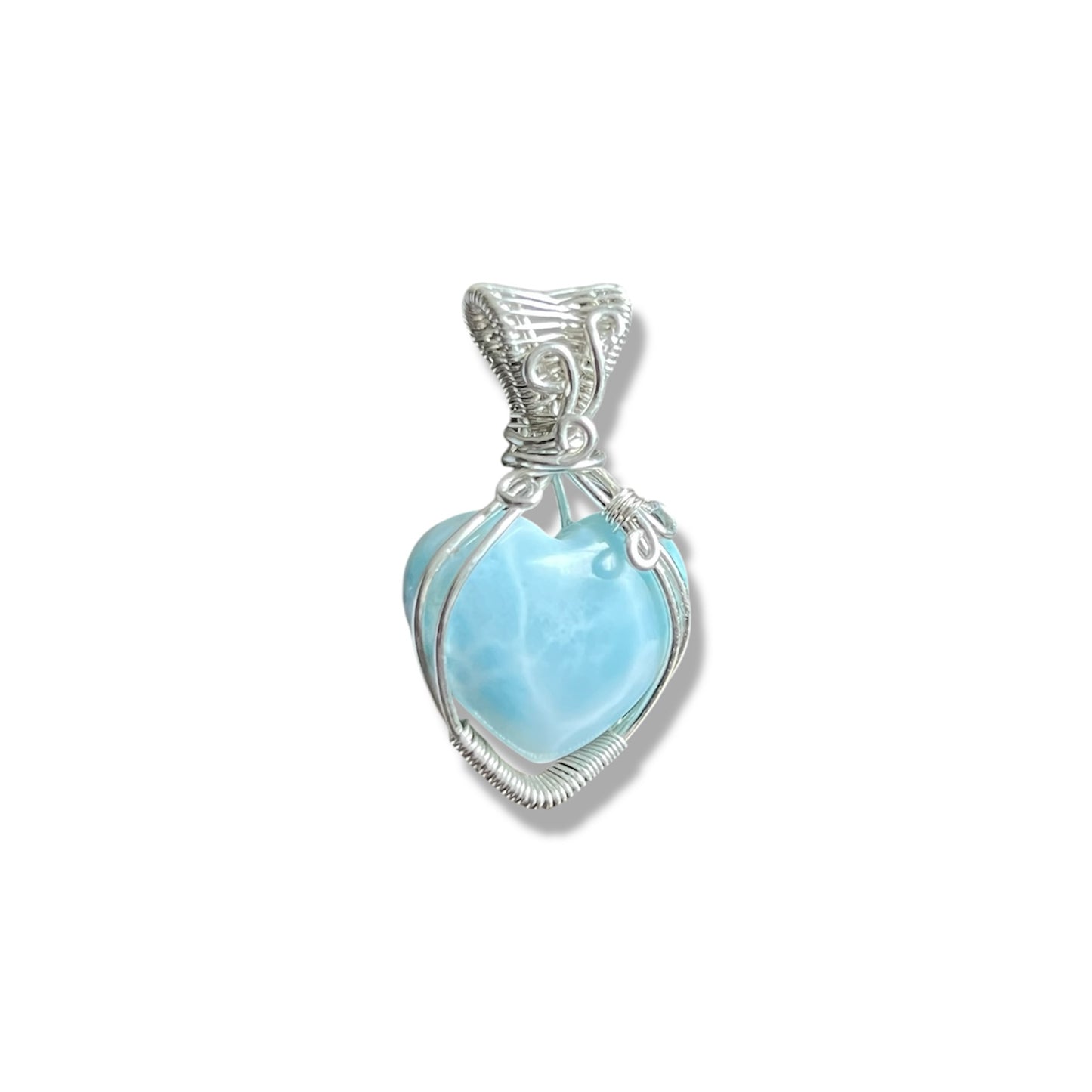 Larimar Heart Necklace