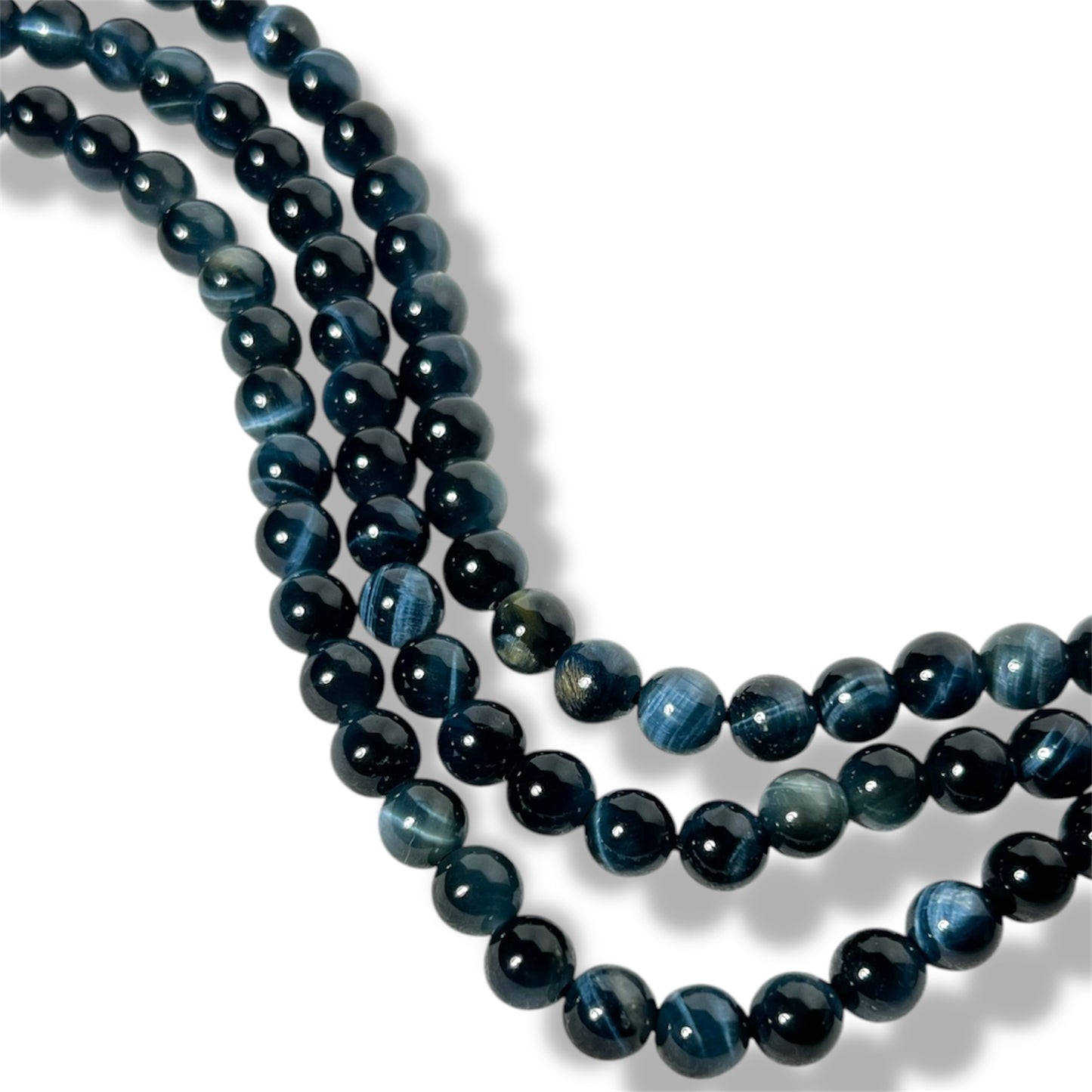 Blue Tiger’s Eye Beads