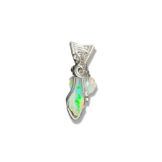 Opal Necklaces Sterling Silver *A*