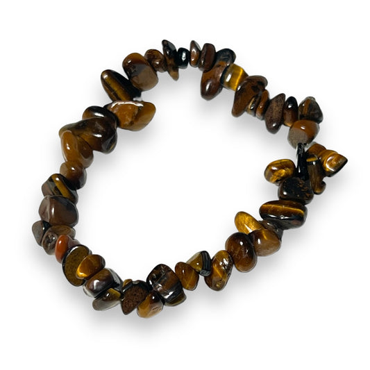 Tiger’s Eye Chip Bracelet