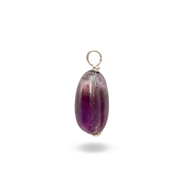 Amethyst Tumbled Charm
