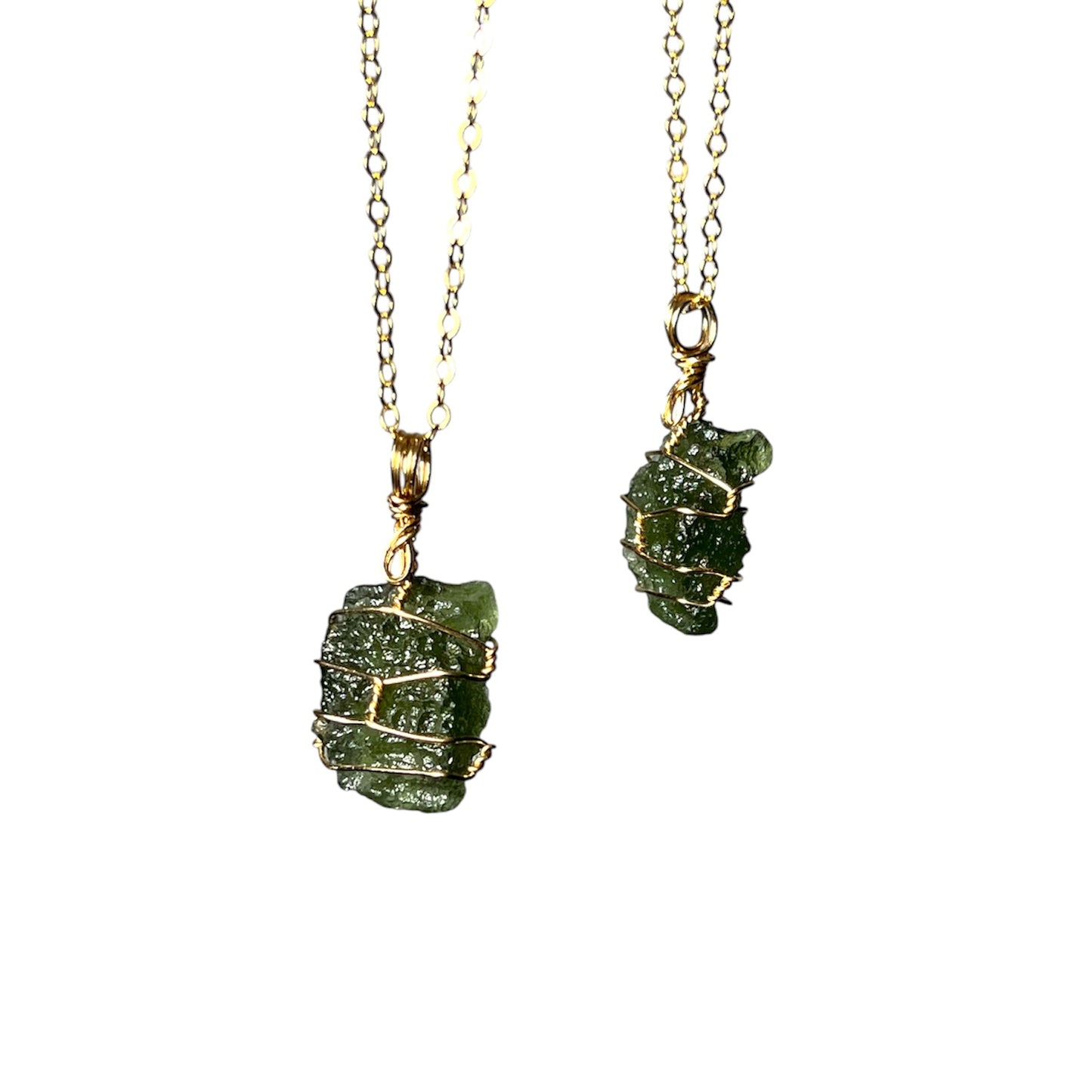 Moldavite Necklace 14k Gold Filled *B*